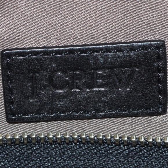 J. Crew Black Leather Biennial Satchel - Picture 2 of 7